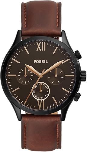 Fossil Fenmore – Cuero Marrón 44 mm